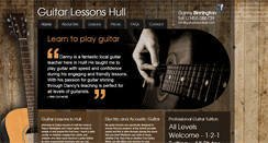 Desktop Screenshot of guitarlessonshull.com