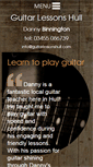 Mobile Screenshot of guitarlessonshull.com